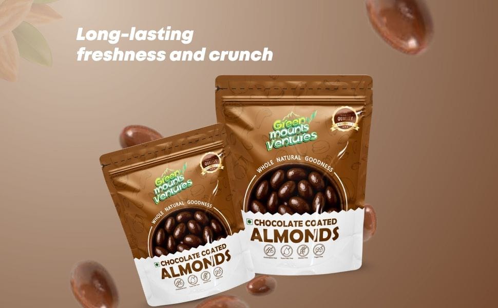 Premium Chocolate Coated Almonds – Crunchy & Decadent